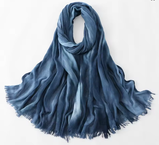 Lubana Blurred Stripe Crinkle Modal Hijabs