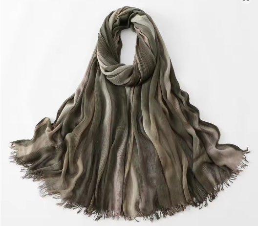 Lubana Blurred Stripe Crinkle Modal Hijabs