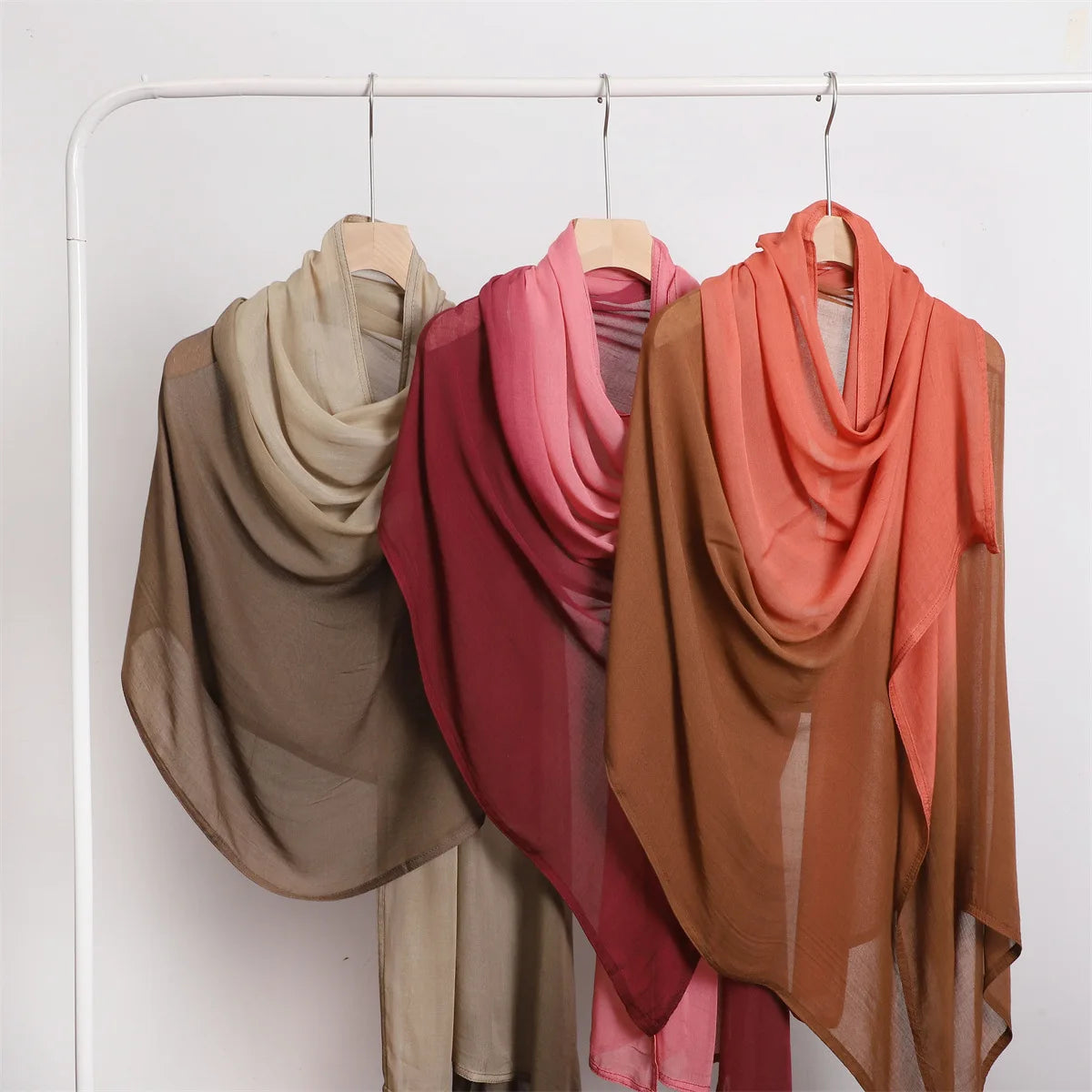 Ombre modal hijabs