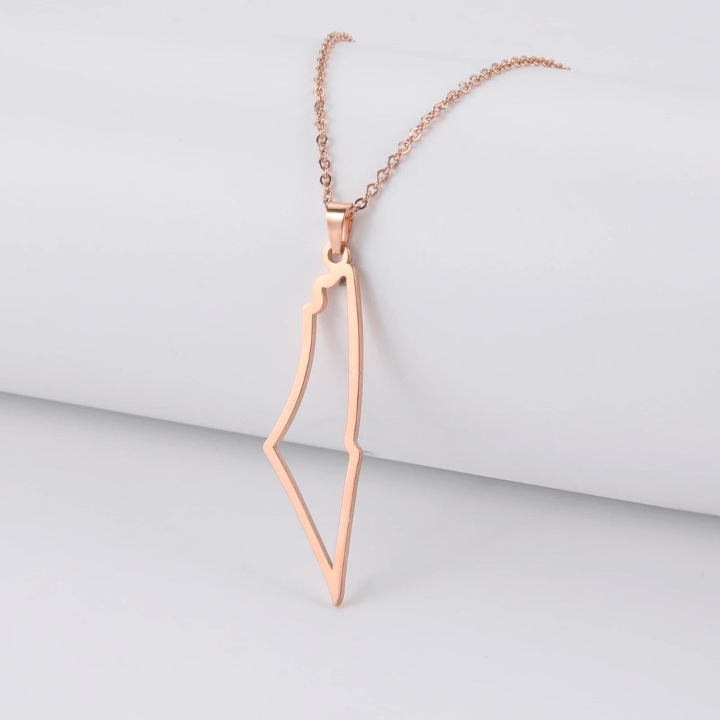 Palestine flag-inspired necklace (2 styles)