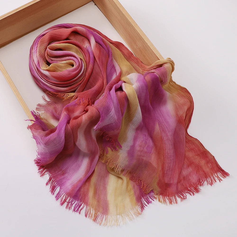 Lubana Tie-Dye Crinkle Modal Hijabs