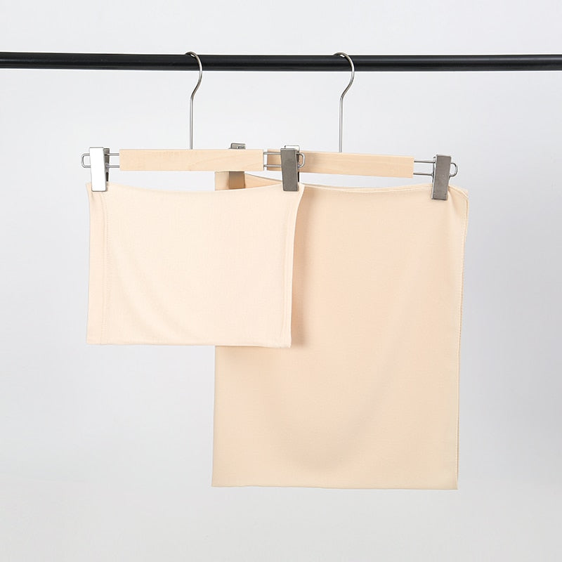 Hijab 2 piece set-Chiffon Hijab+Jersey Inner Cap (15 Colors)