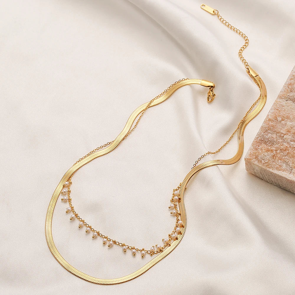 Lydia layered Necklace (4 patterns)