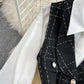 Evie Lapel White Shirt+Vest Coat-Two-piece Set(2 Colors)