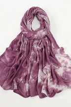 Alzubra Tie-Dye Patterned Scarves(12 Colors)