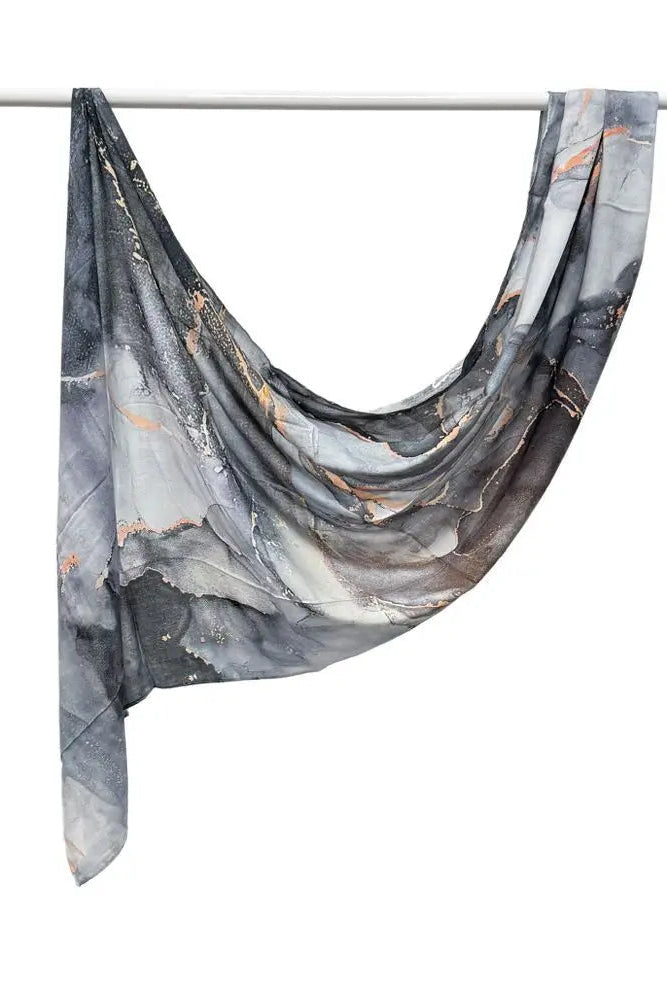Wrinkle proof viscose blend printed hijabs