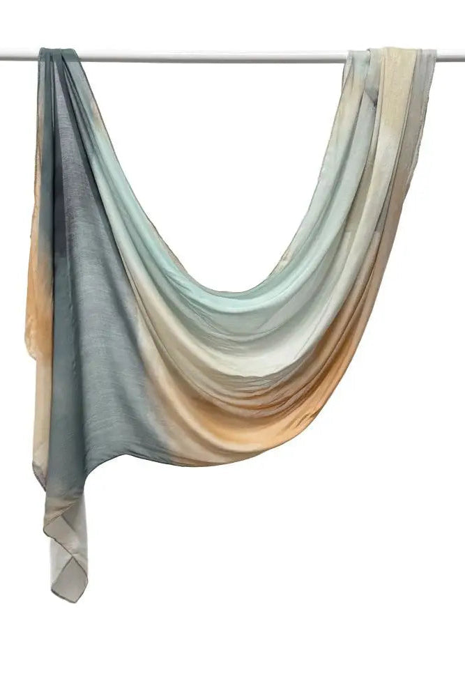 Wrinkle proof viscose blend printed hijabs