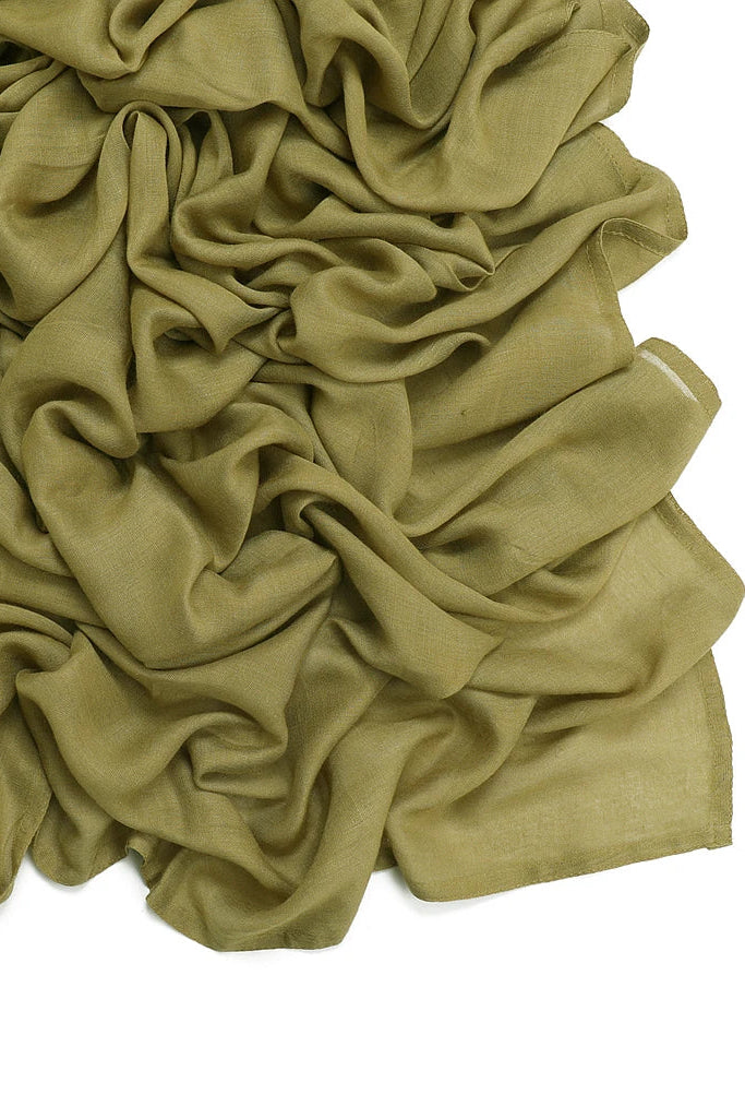 Azza Modal Hijabs Olive yellow