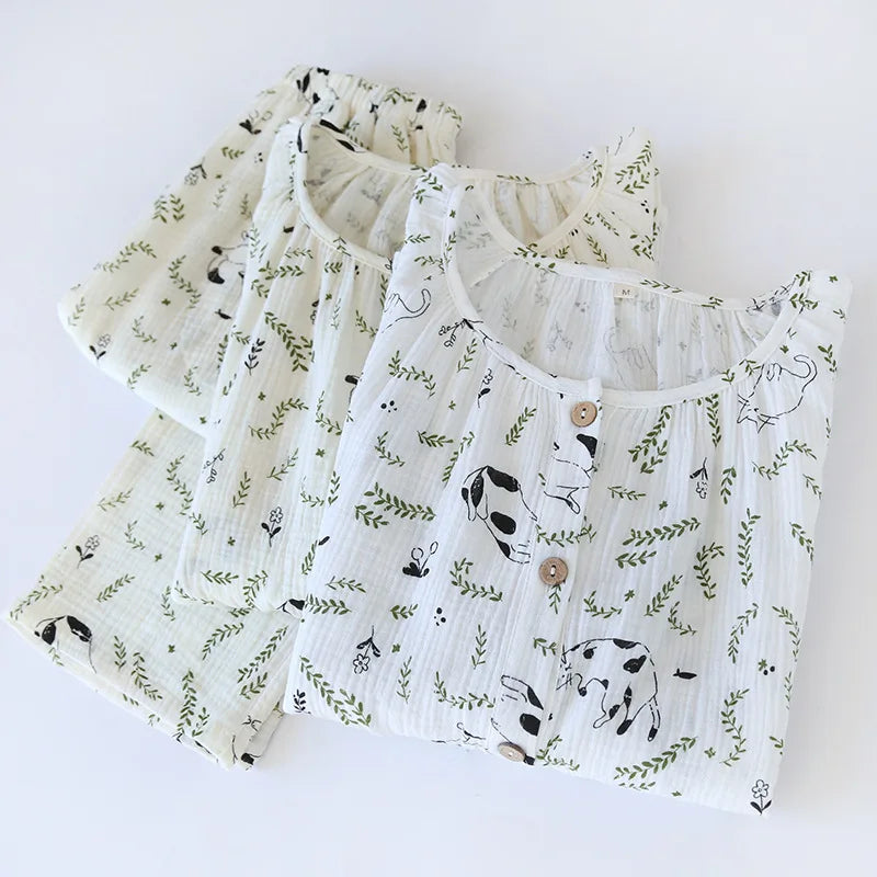 Cat Lover's Pajamas Set (2 Colors)