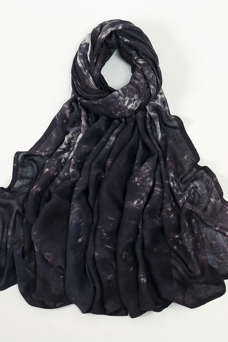 Alzubra Tie-Dye Patterned Scarves(12 Colors)