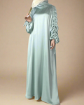 Aala Ruched Sleeve Abaya