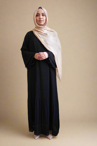 Yasmin Pleated Abaya (3 Colors)