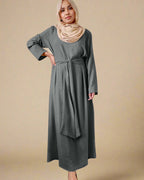 Talia Waist Tie Flowy Dress(6 Colors)