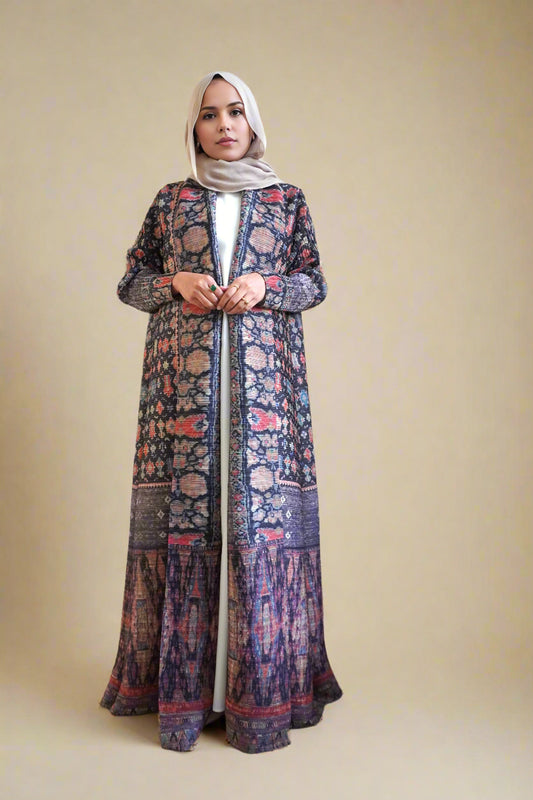 Saleena Plisse Pleated Abaya - Bestseller for Warm Days