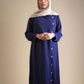 Kinza long tunic top with pants 2 piece set (3 Colors)