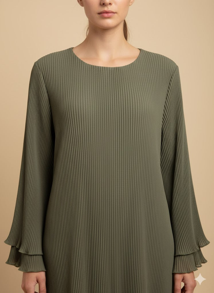 Yasmin Pleated Maxidress (3 Colors)