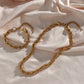 Leonie Twisted Rope Chain Necklace & Bracelet Set