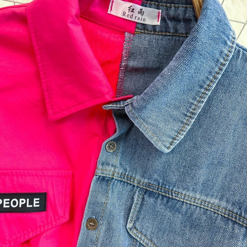Dilan  Contrast Color Shirt(8 Colors)
