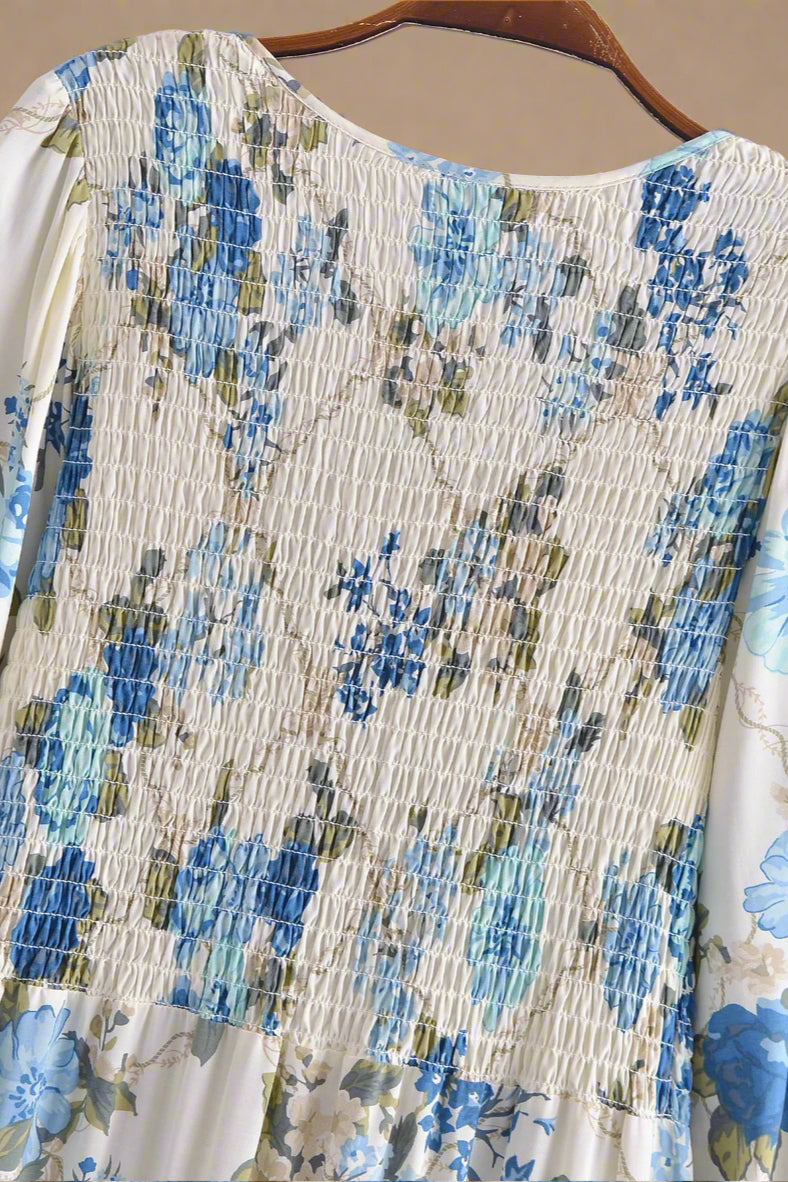 Blue blossom floral dress - Summer Favorite