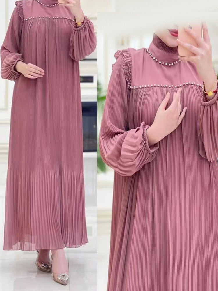 Finley Pleated Dress(7 Colors)