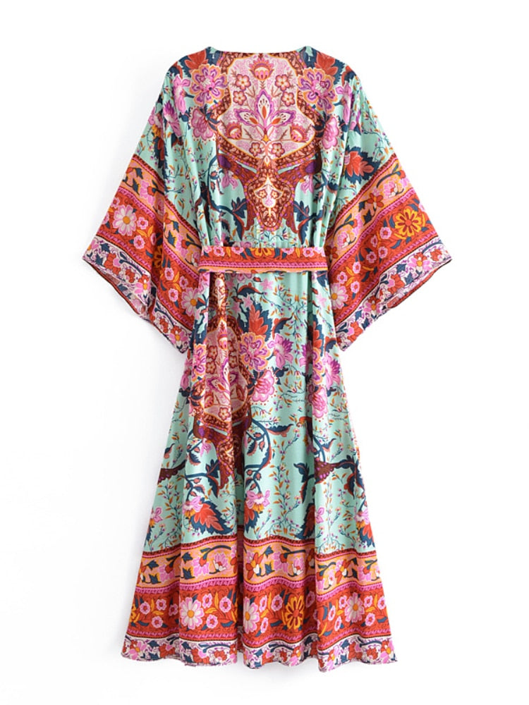 Monera Floral Print Dress