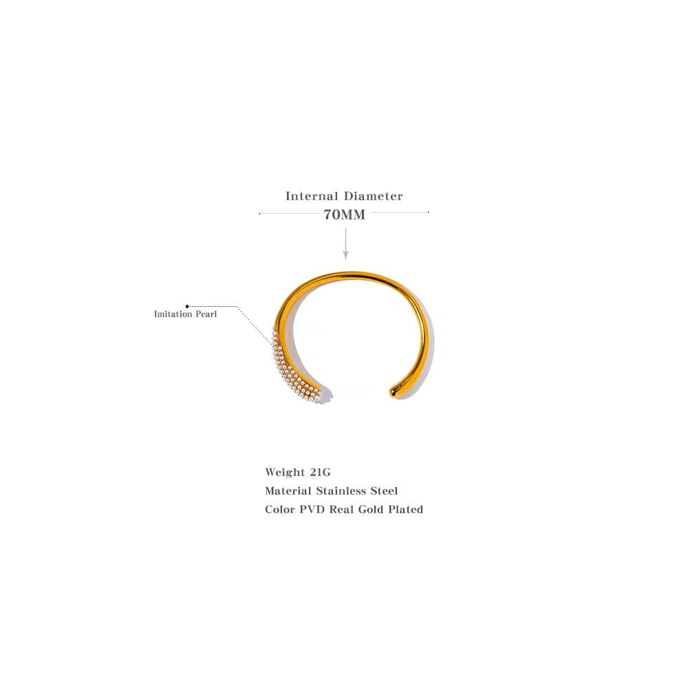 Zelena Cuff Bracelet Bangle