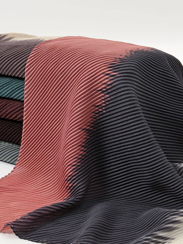 Falisha Pleated Mixed shaded Crinkle Cotton viscose Hijabs (7 Colors)