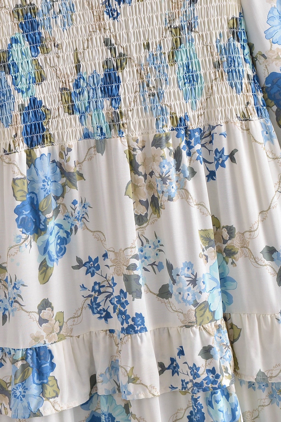 Blue blossom floral dress - Summer Favorite