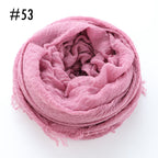 Soft crinkle Hijab(60 colors)