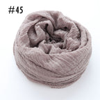 Soft crinkle Hijab(60 colors)