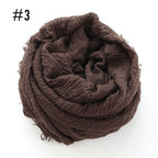Soft crinkle Hijab(60 colors)