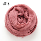Soft crinkle Hijab(60 colors)
