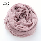 Soft crinkle Hijab(60 colors)