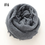Soft crinkle Hijab(60 colors)
