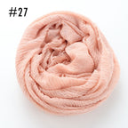 Soft crinkle Hijab(60 colors)