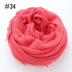 Soft crinkle Hijab(60 colors)