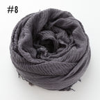 Soft crinkle Hijab(60 colors)