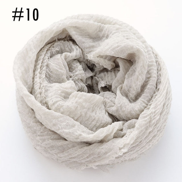 Soft crinkle Hijab(60 colors)
