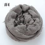 Soft crinkle Hijab(60 colors)