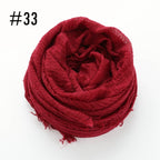 Soft crinkle Hijab(60 colors)