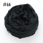 Soft crinkle Hijab(60 colors)