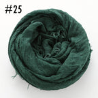 Soft crinkle Hijab(60 colors)