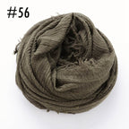 Soft crinkle Hijab(60 colors)