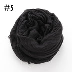 Soft crinkle Hijab(60 colors)