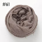 Soft crinkle Hijab(60 colors)