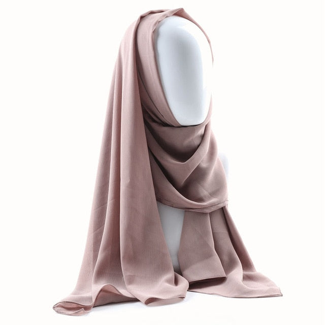 Crepe Chiffon Hijab (26 colors)