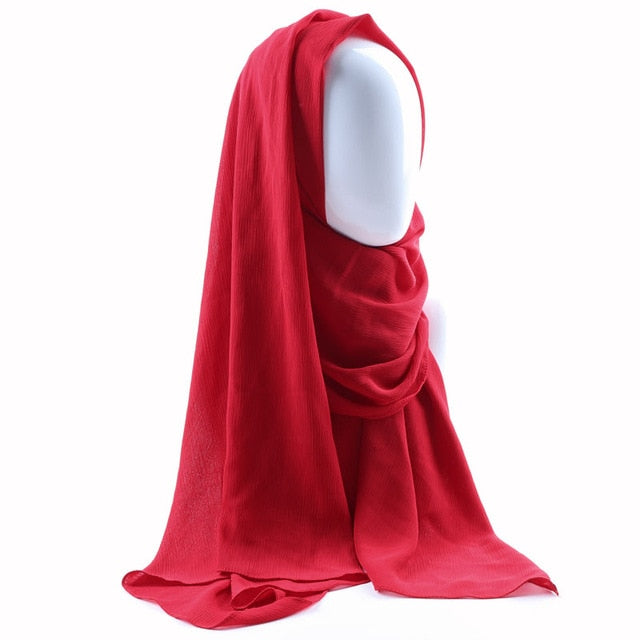 Crepe Chiffon Hijab (26 colors)