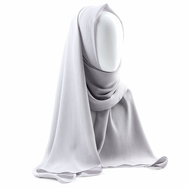 Crepe Chiffon Hijab (26 colors)
