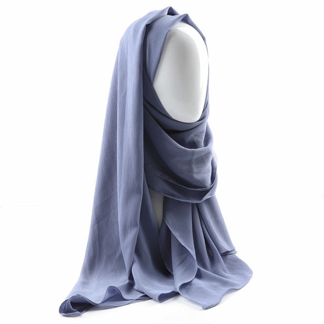 Crepe Chiffon Hijab (26 colors)