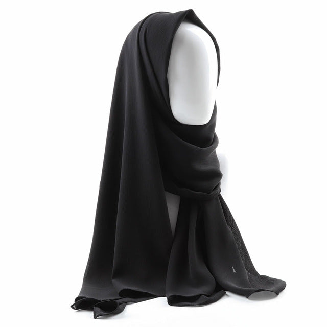 Crepe Chiffon Hijab (26 colors)